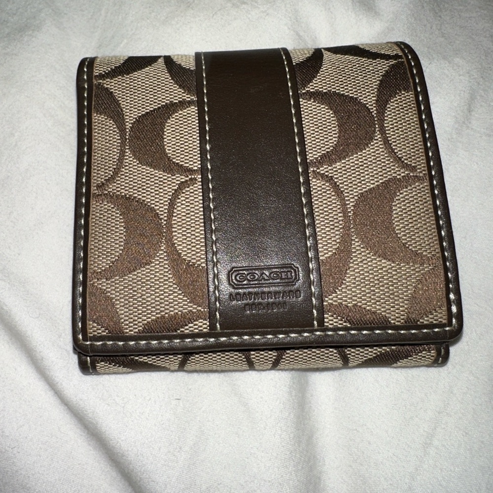 Coach Brown Signature Wallet